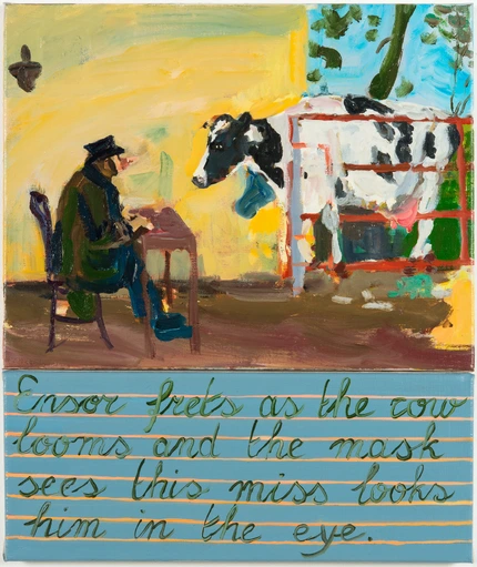 The Favourites Series (Ensor), oil on linen, 45 x 53 cm.