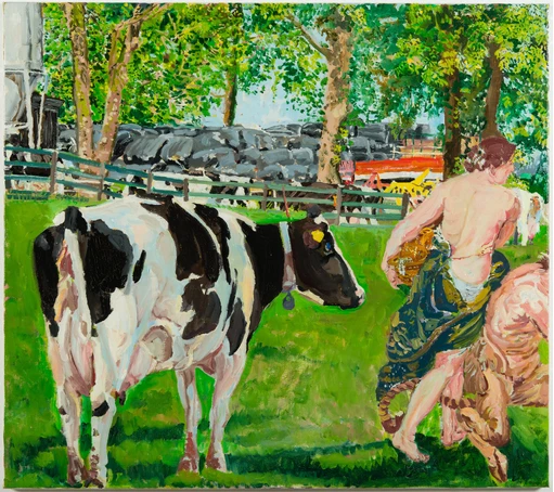 With the Help of Rubens, oil on linen, 80 x 90 cm.