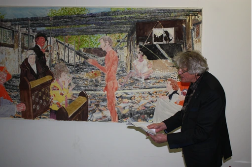 Op de opening las dichter en theatermaker Peter Vermaat zijn gedicht "Fuga van de Lipstick" voor dat hij schreef toen hij de tentoonstelling MUM in W139 had bezocht.
