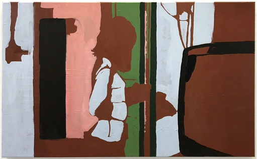 Oil on linen, 55 x 90 cm.