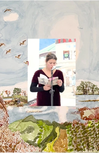 Liesje Schreuders recite the poem 